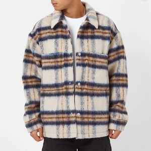 Levi’s Large plaid wool blend overshirt